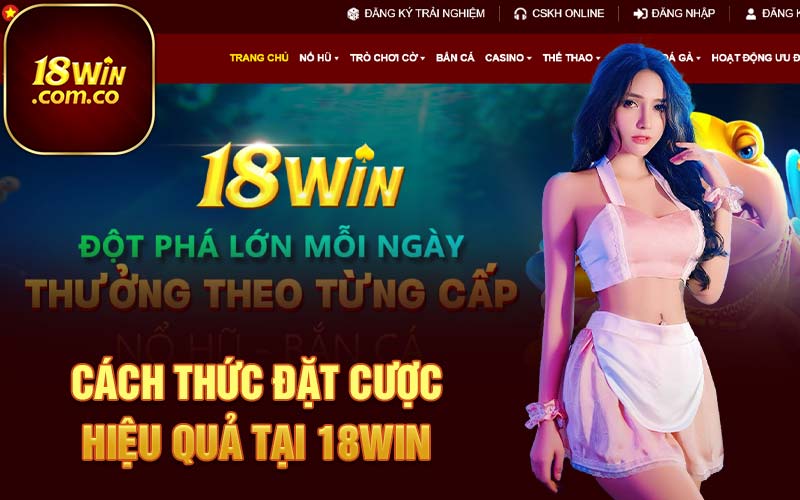 Cách thức đặt cược hiệu quả tại 18Win 