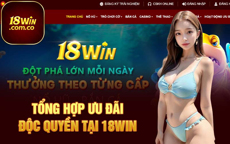 Tổng hợp ưu đãi độc quyền tại 18Win 